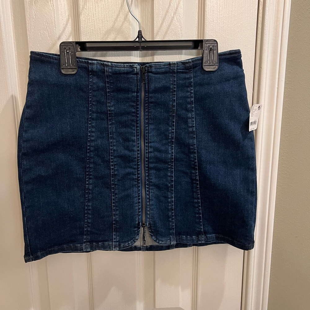 Free people Denim Mini Skirt